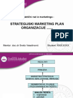 Strategijski Marketing Plan