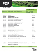 Test Method RC 00000 Index of VicRoads Test Methods