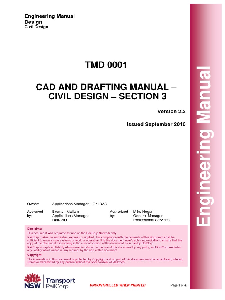 Cad and Drafting Manual PDF Technical Drawing Computer Aided Design