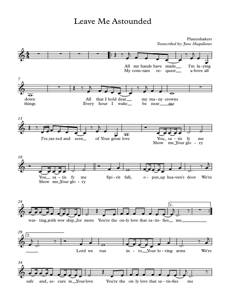 Leave Me Astounded PDF