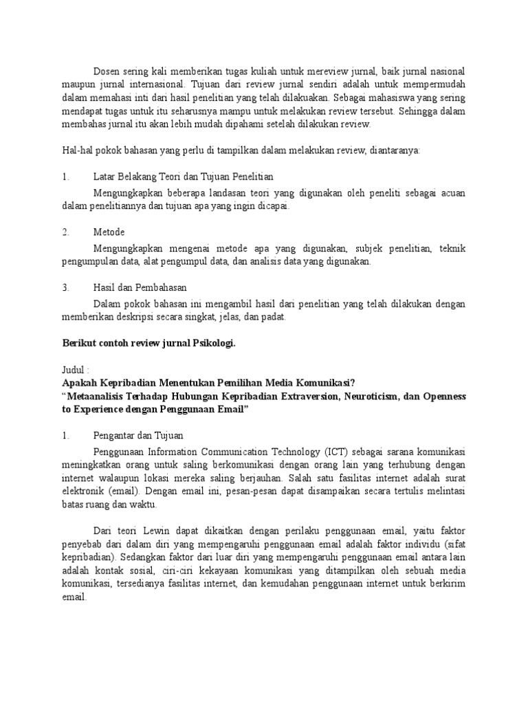 Ciri Ciri Jurnal Internasional Yang Baik Ini Cirinya