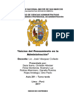 Historia Administración