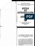 Notas de Introducción Al Derecho Manuel Egaña Capítulos I y II