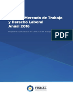 Informe Mercado de Trabajo 2016