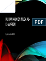 Muhammad Ibn Musa Al-Khwarizmi