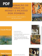 Discriminação de Pinturas de Monet e Picasso Por Pombos