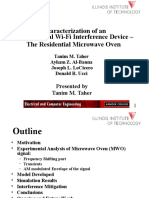 Characterization of An Unintentional Wi-Fi Interference Device - The Residential Microwave Oven