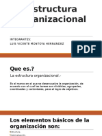 Estructura Organizacional