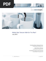Download Middle East Telecom MA On The Rise - July 2010 by Delta Partners SN34865812 doc pdf