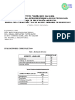 Manual de Prácticas Manejo Integral de Residuos Peligroso Primera Versión