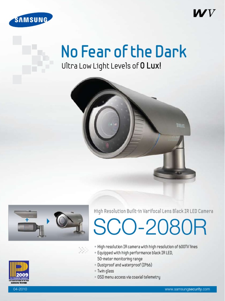 Sco 2080r PDF | PDF | Zoom Lens | Display Resolution