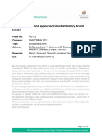 Review of Ultrasound Appearance in Inflammatory Breast Cancer