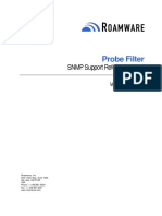 Probe Filter 5.1 SNMP Support Reference Guide