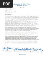 Letter from U.S. Rep. Jacky Rosen to President Donald Trump