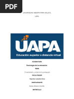 Tarea #2 de Sociologia de La Educacion
