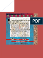 II Cogreso de Filosofía de La RED Del Norte Grande PDF