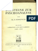 Ferenczi Bausteine Zur Psychoanalyse III Text