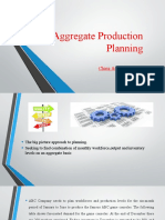 Aggregate Production Planning