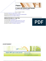 Longtransient Effects in Lasers With Inserted Liquid Samples