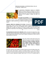 Informacion Del Mercado Nacional e Internacional de Las Frutas