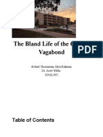 The Bland Life of The College Vagabond: Robert Thomasian, Hira Rahman Dr. Scott Wible ENGL395