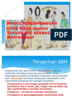 Model Pengembangan Desa Siaga Melalui SBM