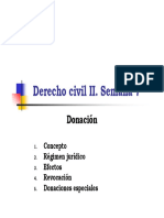 Derecho Civil Donacionaciones