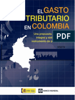 El Gasto Tributario en Colombia