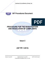 IAFPR12015COMPLAINTSPROCEDUREpublicationversion27072015