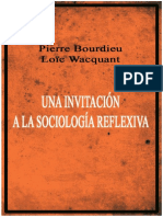 Loic Wacquant & Pierre Bourdieu - Una invitación a la sociologia reflexiva.pdf