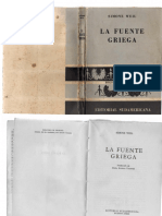 Simone Weil - La Fuente Griega PDF