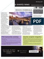 Business Events News for Thu 18 May 2017 - Event plan in Rocks overhaul, Luxperience to stay at ATP, etouches complete integration, and more.
