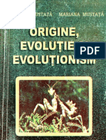 Origine, Evolutie Si Evolutionism