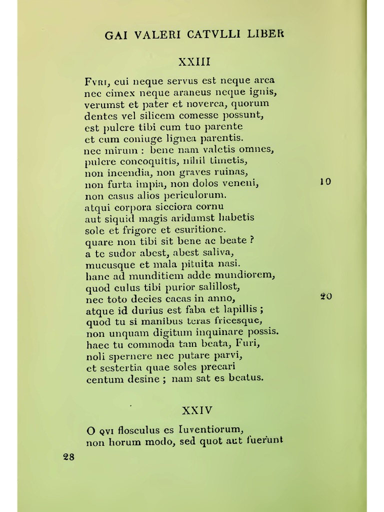Catullus 23 Pdf