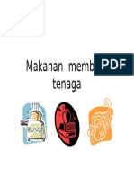 Makanan  memberi  tenaga