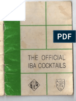IBA International Cocktail Book 1987 