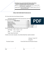 Surat Izin Mengikuti Kegiatan