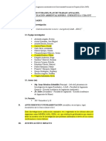 Estructura Del Plan de Trabajo Area Gam Erg