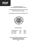 Download Tugas Analisis Kemacetan Lalin by Lalu Saefullah SN348697376 doc pdf