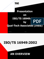 Presentation On ISO/TS 16949:2002 by Qual-Tech Associates (India)