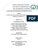 Auditoría de sistemas de información de SEDEMI S.A.: procesos TI