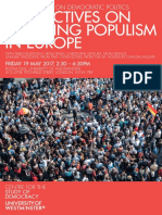 PERSPECTIVES ON LEFT-WING POPULISM IN EUROPE