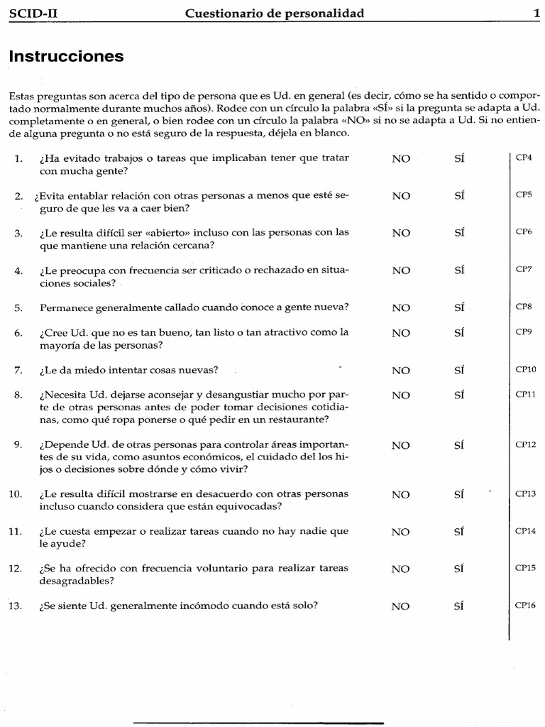 Scid Assessment Pdf | CBT-Iweb – IMUW