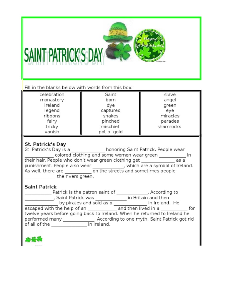 Saint Patrick | PDF
