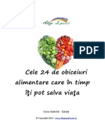 Cele 24 de Obiceiuri Alimentare Care in Timp Iti Pot Salva Viata PDF
