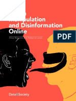 Media Manipulation and Disinformation Online: Alice Marwick and Rebecca Lewis