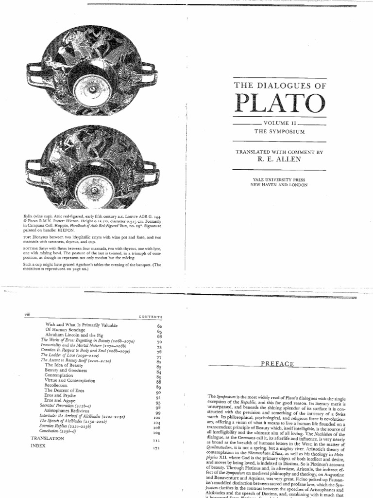 Plato Symposium Translated Pdf Pdf