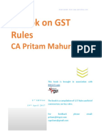 Handbook On GST Rules - 3rd Edn - CA Pritam Mahure