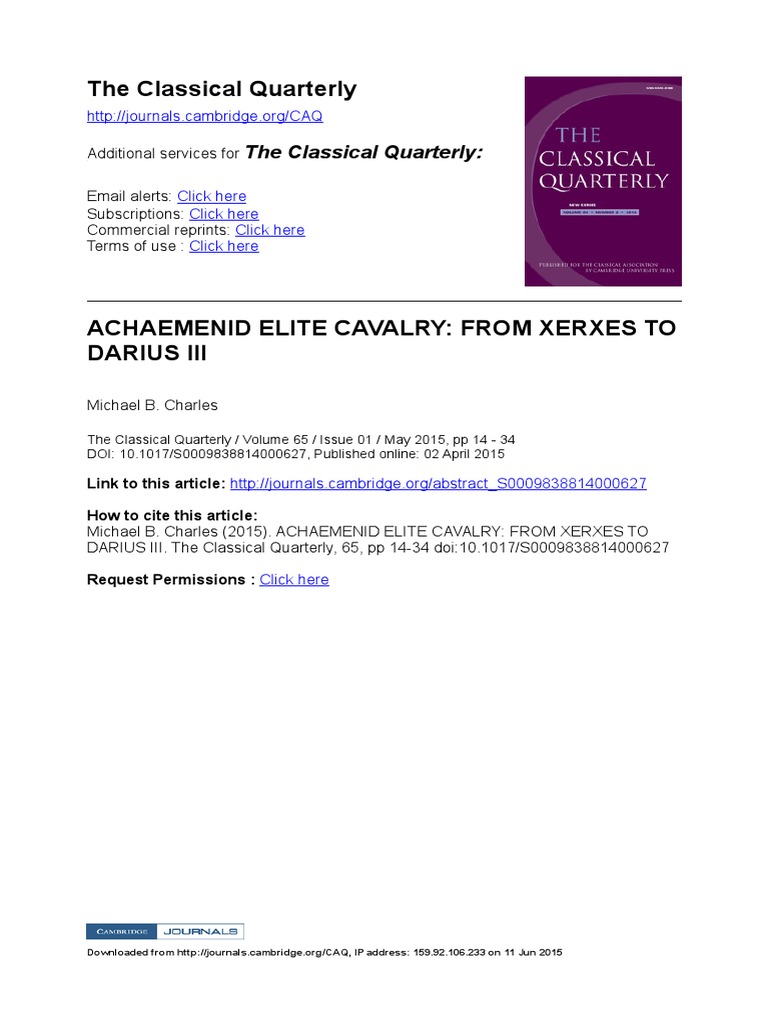 Achaemenid Cavalry Achaemenid Empire Alexander The Great - 
