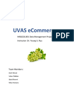 Uvas Ecommerce Final Documentation